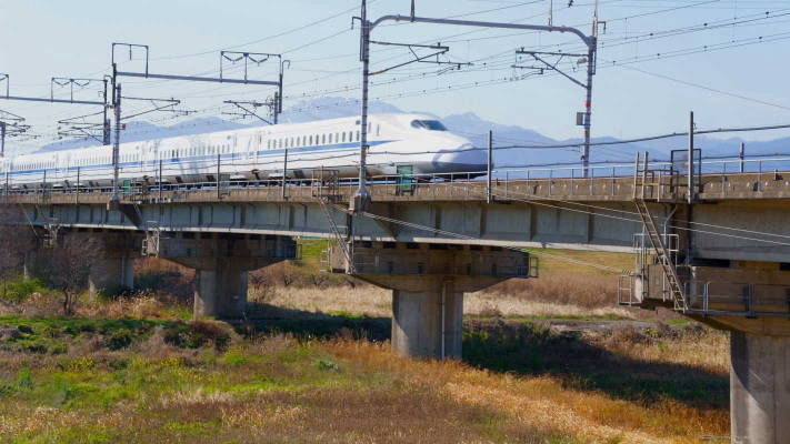 Shinkansen at Ogaki